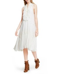 Chloé Chloe Cotton Broderie Anglaise Dress Size 10 Us 42 Fr White