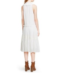 Chloé Chloe Cotton Broderie Anglaise Dress Size 10 Us 42 Fr White