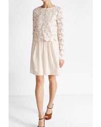 See by Chloe See By Chlo Lace And Cotton Mini Dress