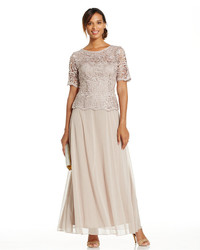 Patra Lace Popover Gown