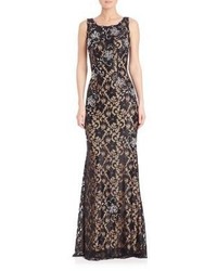 Jovani Sequined Lace Gown