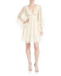 Betsey Johnson Lace Fit And Flare Dress