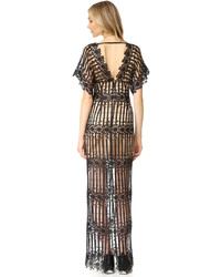 Free People Night Whispers Lace Maxi Dress