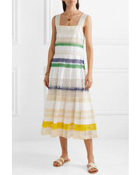 Tory Burch Med Cotton Voile Midi Dress
