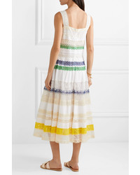 Tory Burch Med Cotton Voile Midi Dress