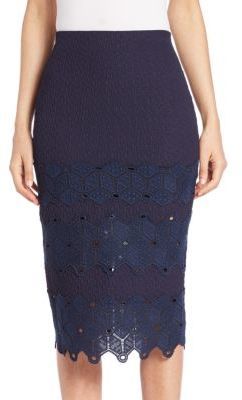 Rebecca Taylor Dia Lace Skirt, $375 | Saks Fifth Avenue | Lookastic