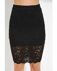 Forever 21 Lace Pencil Skirt