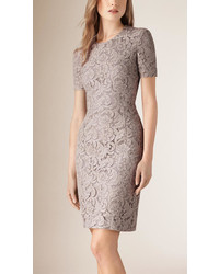 Burberry French Lace Shift Dress
