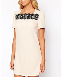 Paper Dolls Shift Dress With Lace Insert