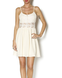 Coveted Clothing Lace Trim Dress