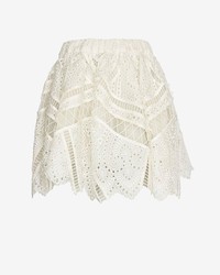 Zimmermann Lace Embroidery Bell Skirt