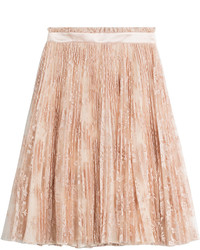 Alexander McQueen Lace Skirt With Silk Lining