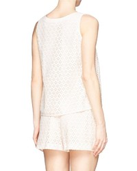 See by Chloe See By Chlo Eyelet Lace Sleeveless Top