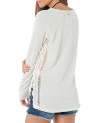 O'Neill Muse Lace Trim Pullover