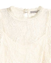 H&M Long Sleeved Lace Top
