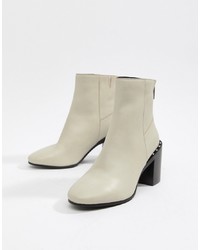 ASOS DESIGN Everett Leather Ankle Boots