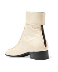 Saint Laurent Miles Patent Leather Ankle Boots