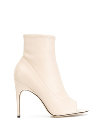 Sergio Rossi Open Toe Ankle Boots
