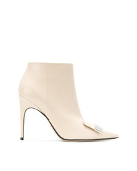 Sergio Rossi Point Toe Ankle Boots