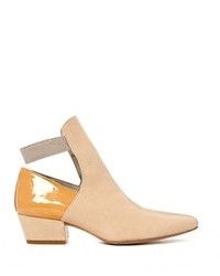 Wood Wood Nude Charlot Cut Out Ankle Boots Nude Mix