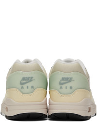 Nike Beige Off White Air Max 1 Premium Sneakers