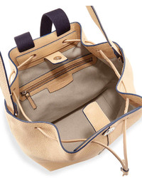 The Row Backpack 10 Leather Hobo Bag Beige