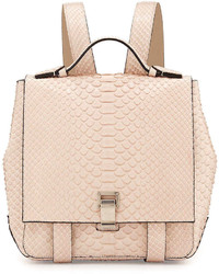 Proenza Schouler Ps Small Python Backpack Beige