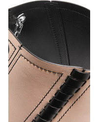 Proenza Schouler Hex Mini Paneled Leather Shoulder Bag Beige