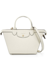 Longchamp Le Pliage Heritage Medium Handbag With Strap Ecru