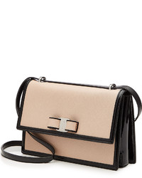 Salvatore Ferragamo Leather Medium Ginny Shoulder Bag