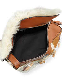 Loewe Puzzle Xl Studded Shoulder Bag Beige