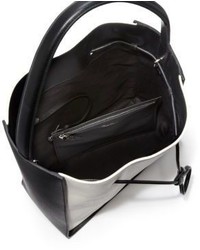3.1 Phillip Lim Soleil Large Two Tone Leather Drawstring Bucket Bag