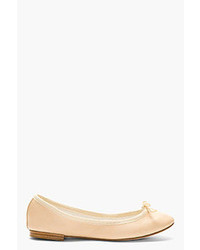 Repetto Nude Beige Leather Ballerina Flats