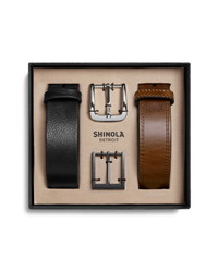 Shinola Leather Belt Gift Set