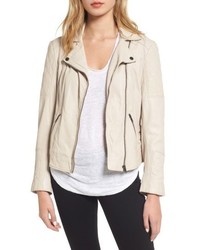 Cupcakes And Cashmere Darby Leather Moto Jacket