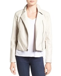 Cupcakes And Cashmere Joslyn Faux Leather Moto Jacket