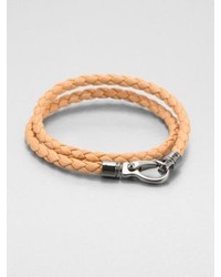 Beige Leather Bracelet