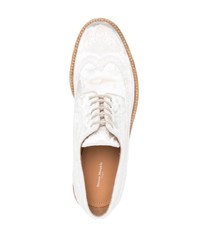 Maison Margiela Distressed Effect Lace Up Brogues