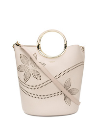Tosca Blu Perforated Bucket Tote