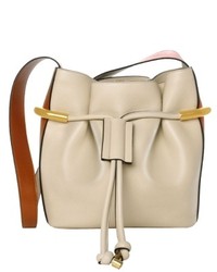 Chloé Small Emma Bucket Bag In Cream