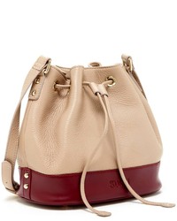 Susu Ava Genuine Leather Bucket Bag