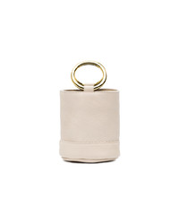 Simon Miller White Gold Bonsai 15 Mini Leather Bucket Bag