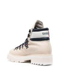 Tommy Jeans Serif Logo Cleated Leather Boots