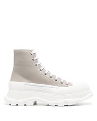 Alexander McQueen Tread Slick Lace Up Chunky Boots