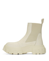 Rick Owens Off White Bozo Tractor Beetle Boots