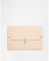 Asos Collection Clutch Bag With Long Lock