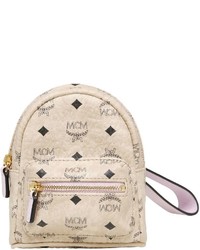 MCM Mini Faux Leather Backpack Pouch