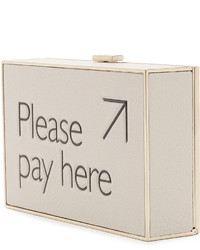 Anya Hindmarch Please Pay Here Imperial Clutch