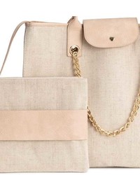 H&M Shopper With Clutch Bag