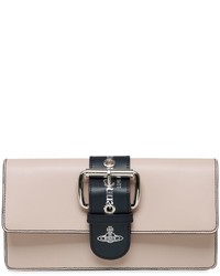 Vivienne Westwood Alex Leather Clutch With Buckle